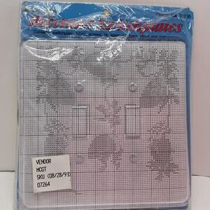 MCG Textiles Decorator Switchplates Cross Stitch Kit SEALED VTG